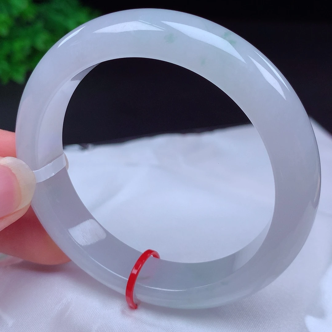 翡翠未镶嵌手镯54圈口431102