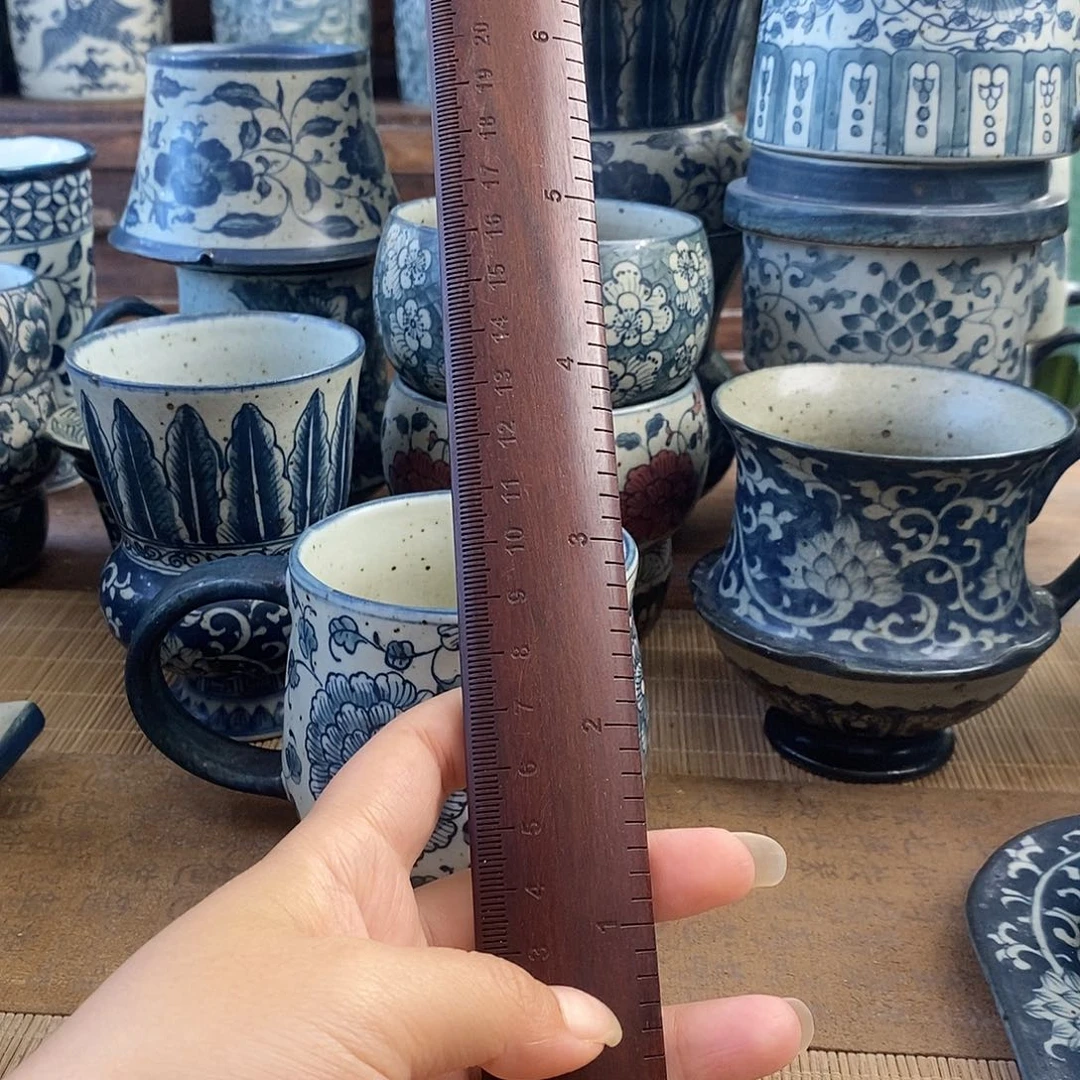 A***a手工手绘青花陶瓷