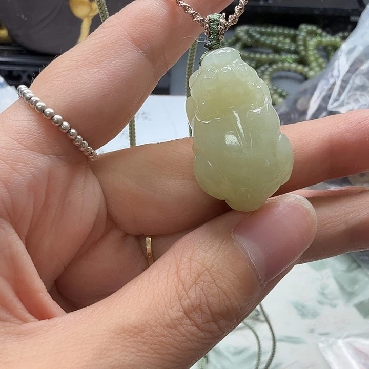 和田玉未镶嵌颈饰15