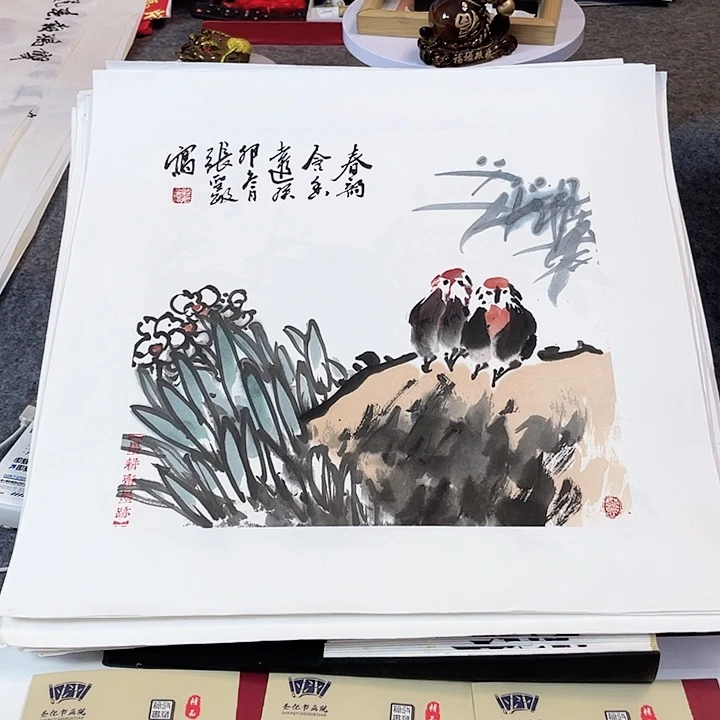 国画张圣敏先生纯手绘作品