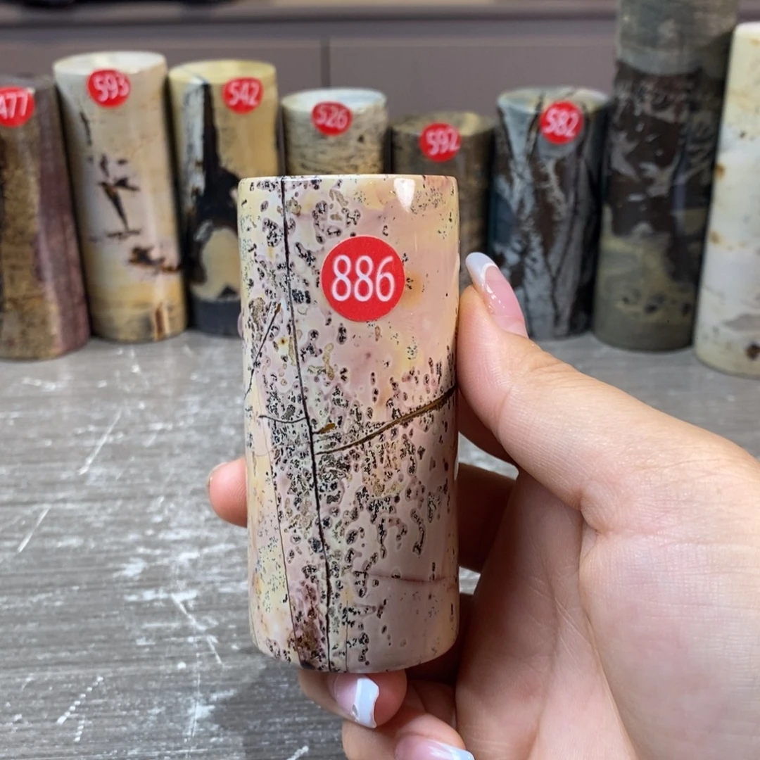 石材广西国画石草花石