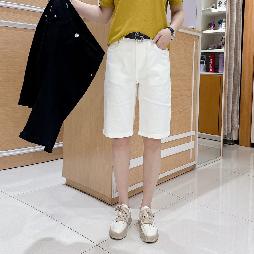 男士时尚牛仔短裤4-87209夏季薄款合身版五分短裤