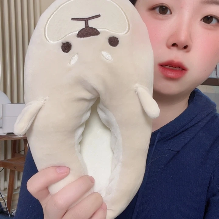 三醋酯纤维日本小柴犬地板鞋