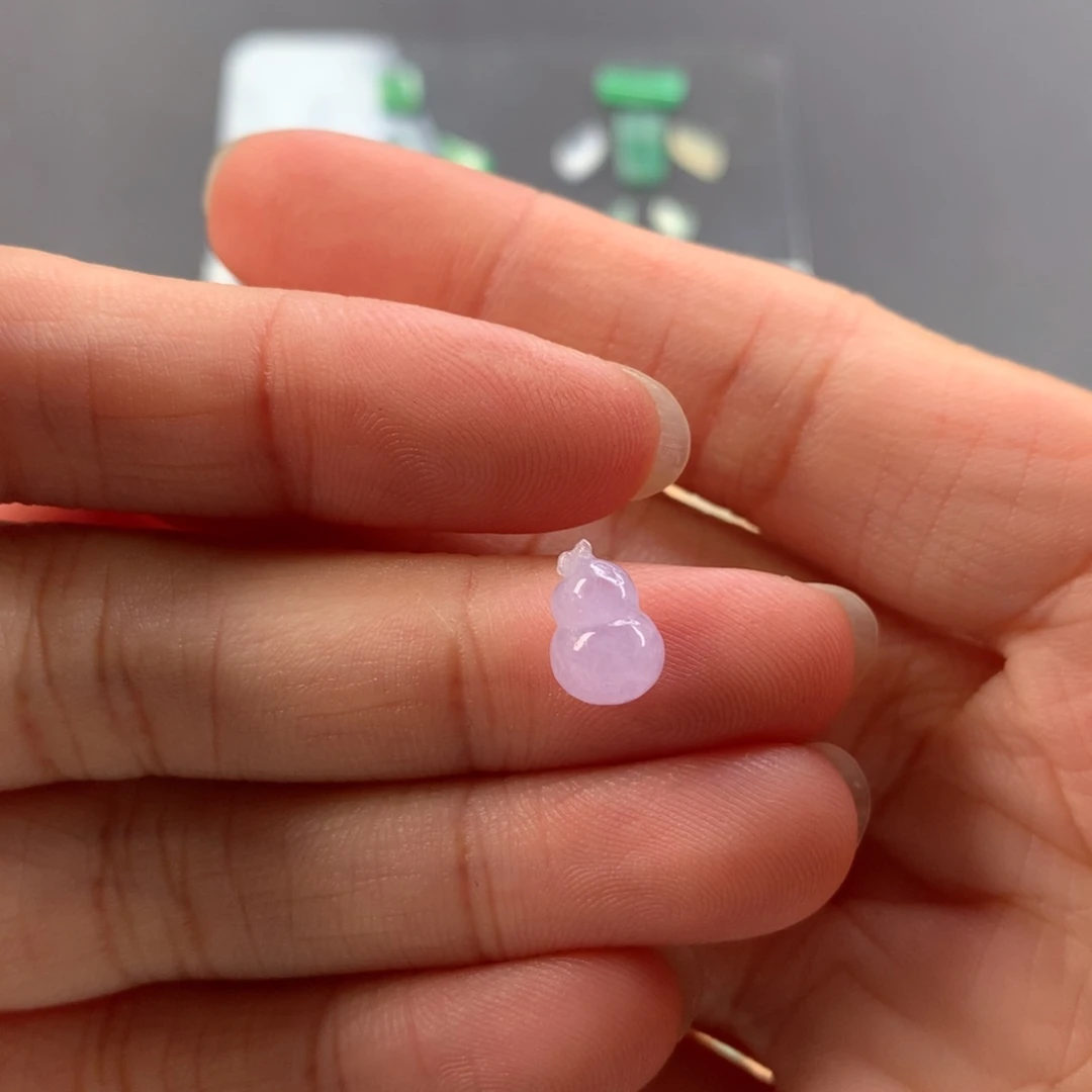 裸石翡翠翡翠紫葫芦