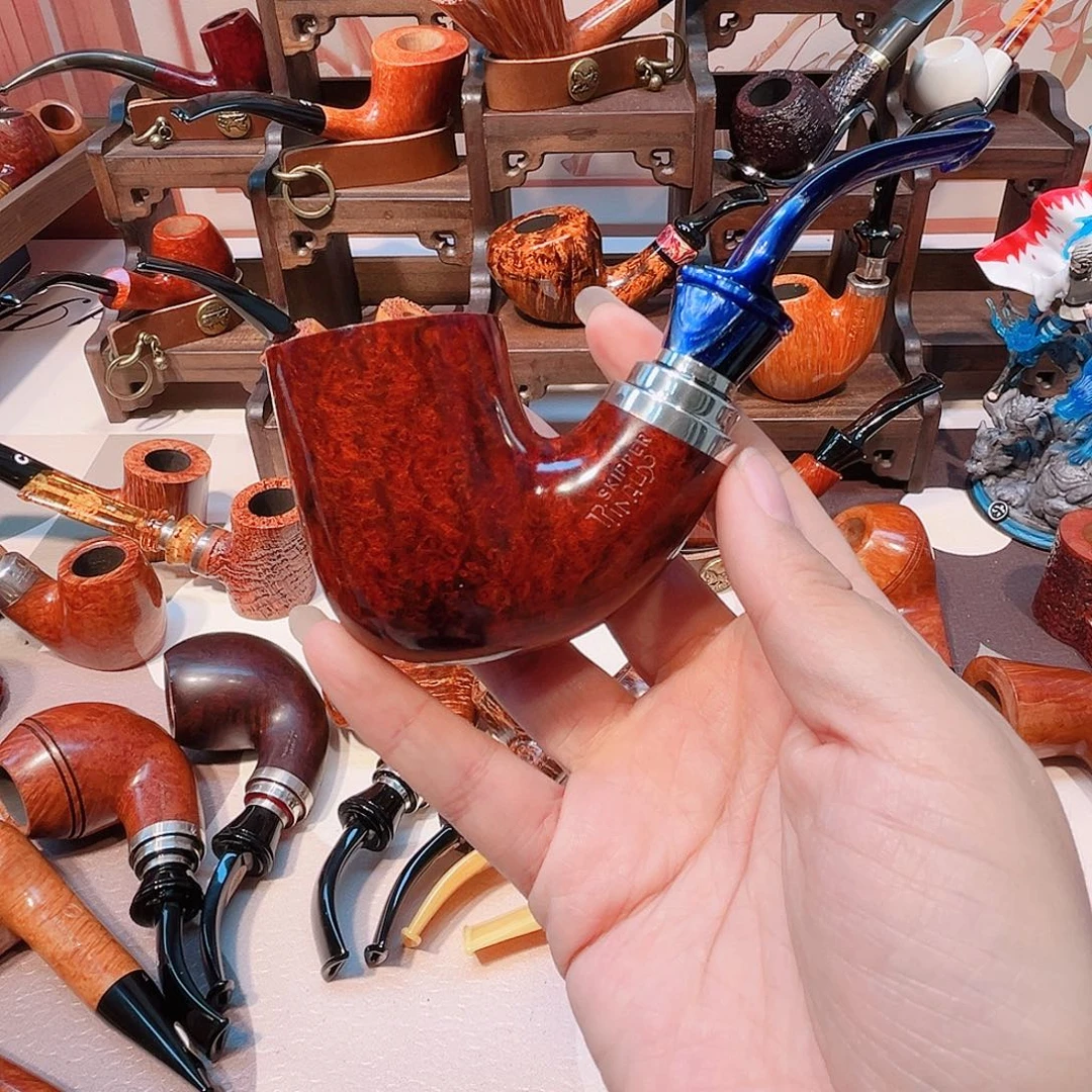 胶***厂雷纳多光面石楠木烟斗