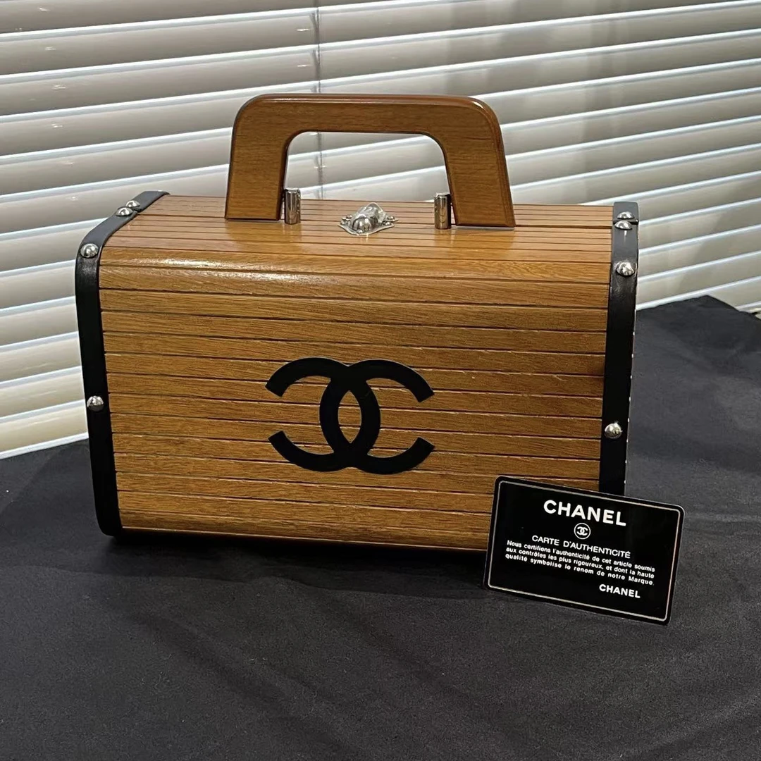 95新 Chanel/香奈儿 vintage原木CC盒子
