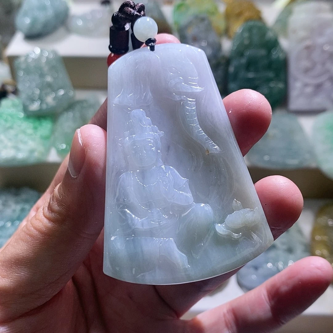 【闪购商品】翡翠颈饰未镶嵌普贤