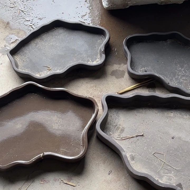 紫砂花盆            100-4