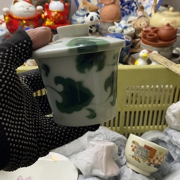 紫砂茶杯向*葵日本回流精品瓷器