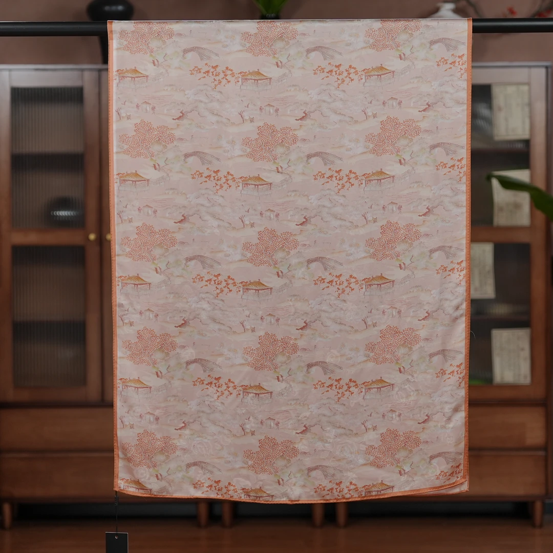 【A50-103萧娘】180*70时尚丝巾百搭女士夏季双面日常大方提花