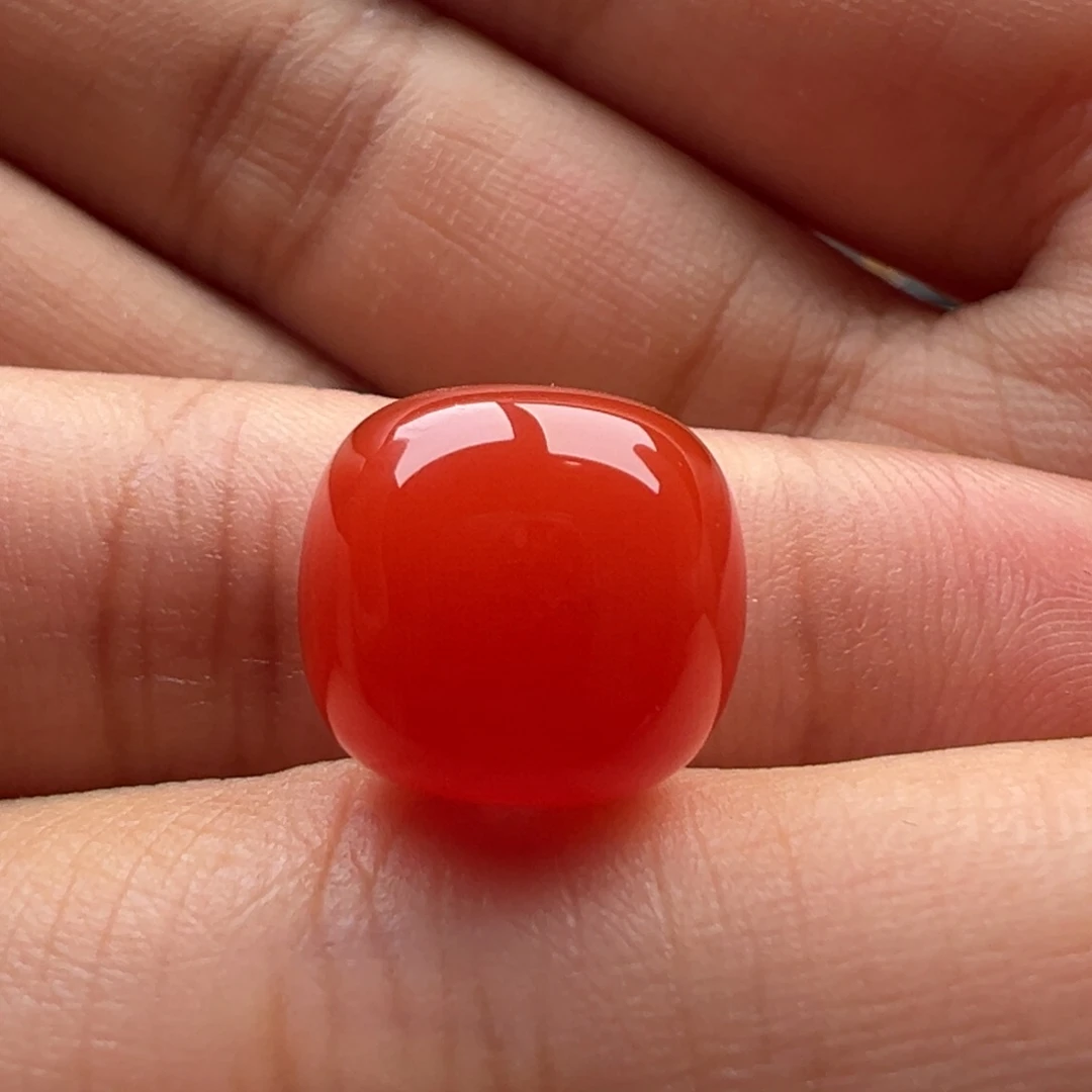 南红玛瑙老型12.8x11.8未镶嵌