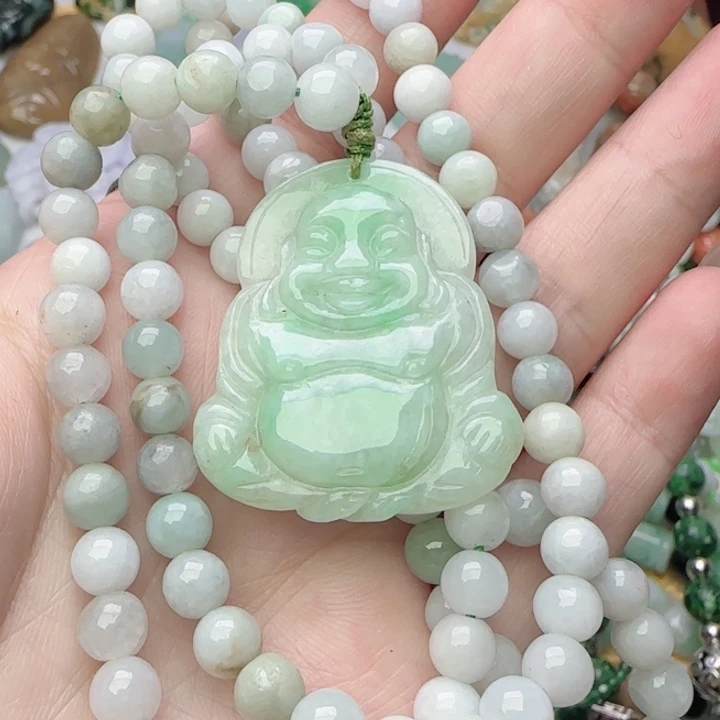 翡翠未镶嵌颈饰天然A货79