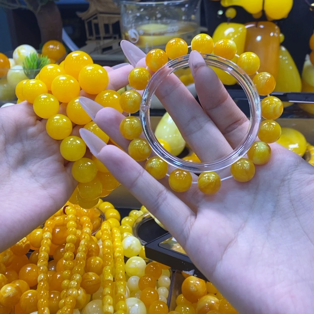 S***）精品老蜡手串12卡