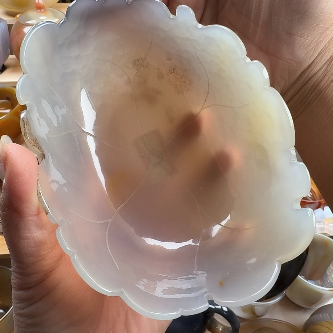 玛瑙/玉髓未镶嵌笔洗