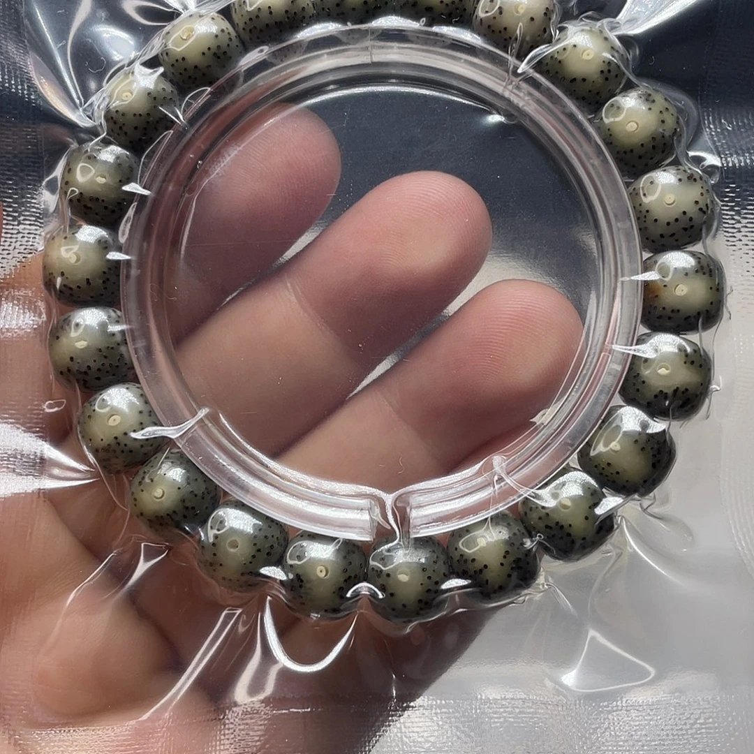 把件星月菩提冰冰玉化11*10同枝果