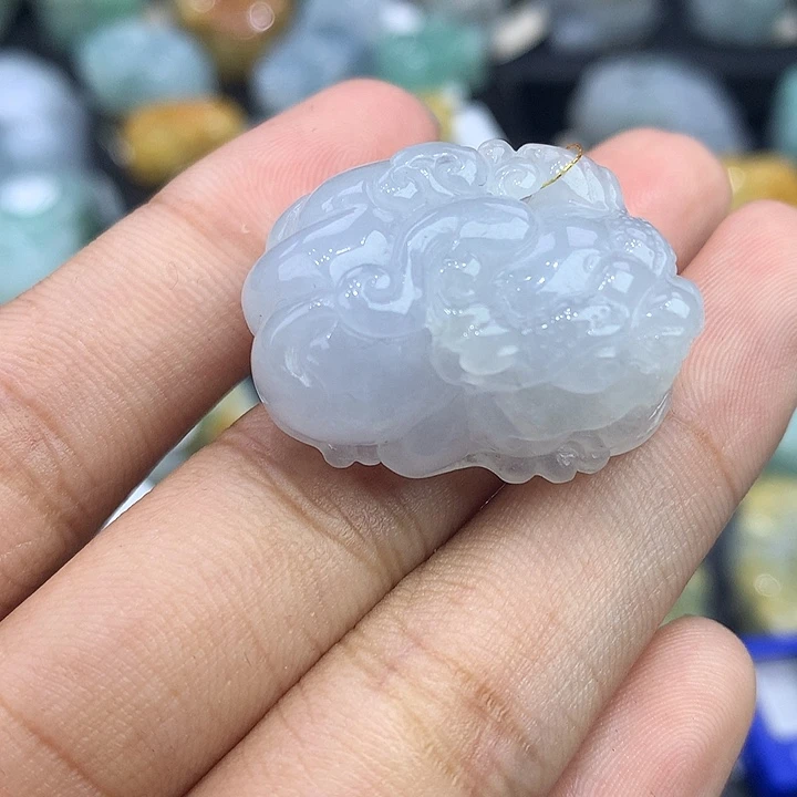 颈饰未镶嵌翡翠天然缅甸翡翠