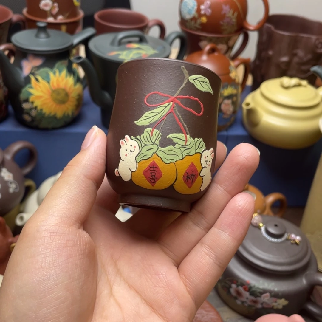 茶杯紫砂紫砂主人杯100c c