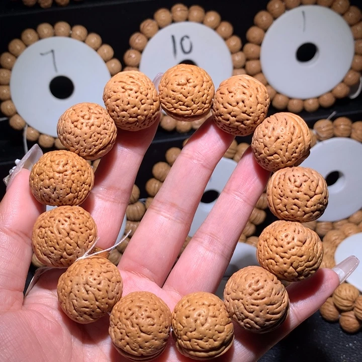 桃核手串野生大地雷