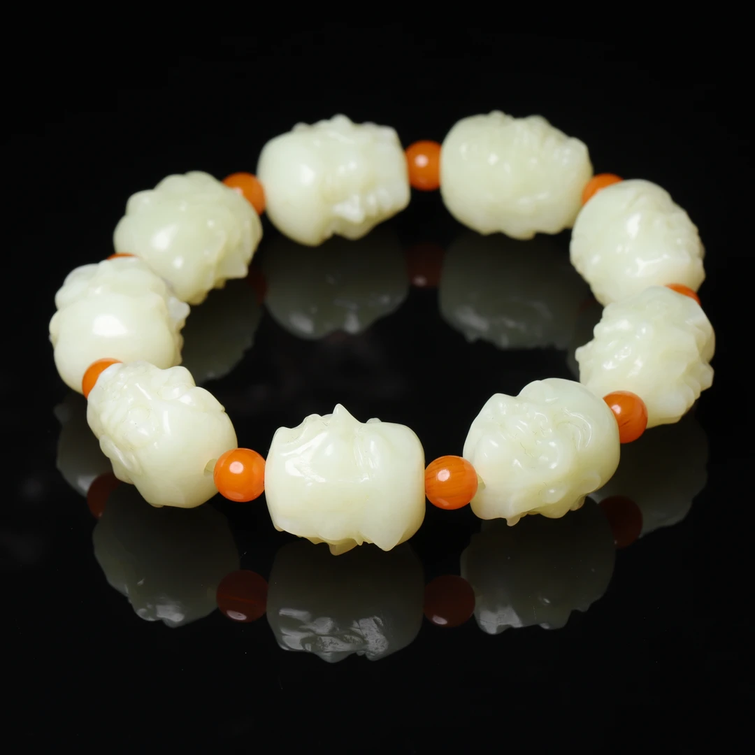 明代和田玉十八罗汉