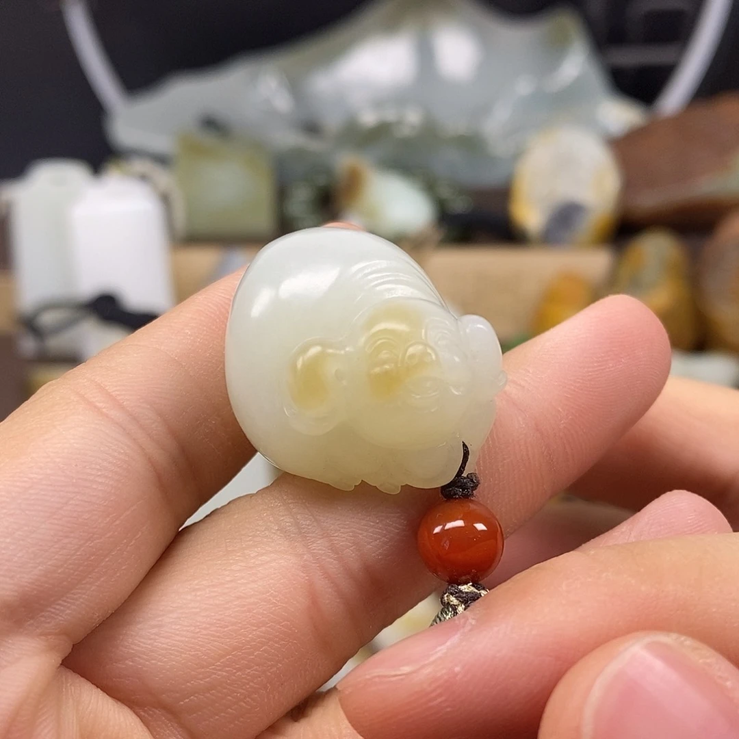 和田玉未镶嵌颈饰2