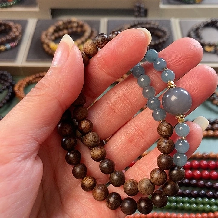 沉香手串0.6红土沉香手串