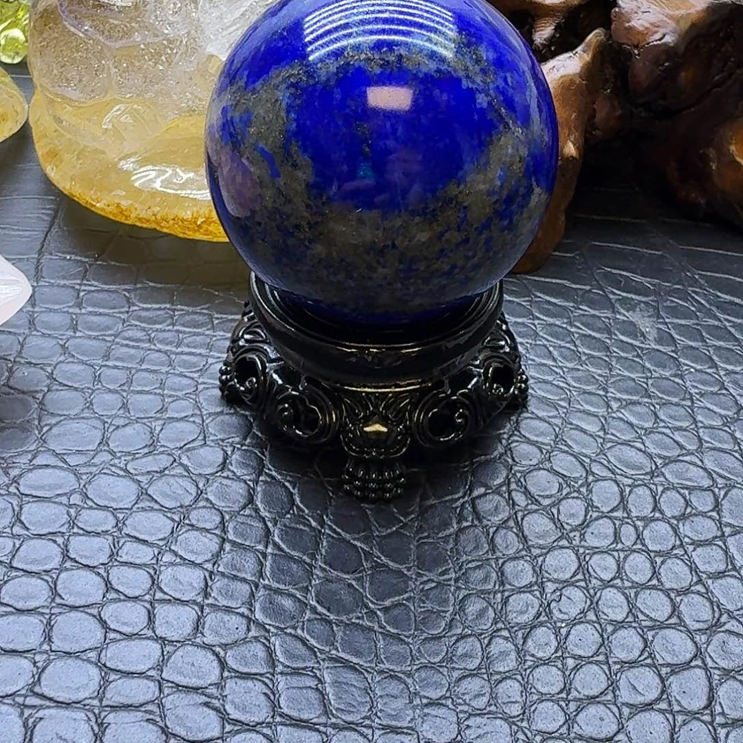 水晶珠宝半成品未镶嵌球摆件