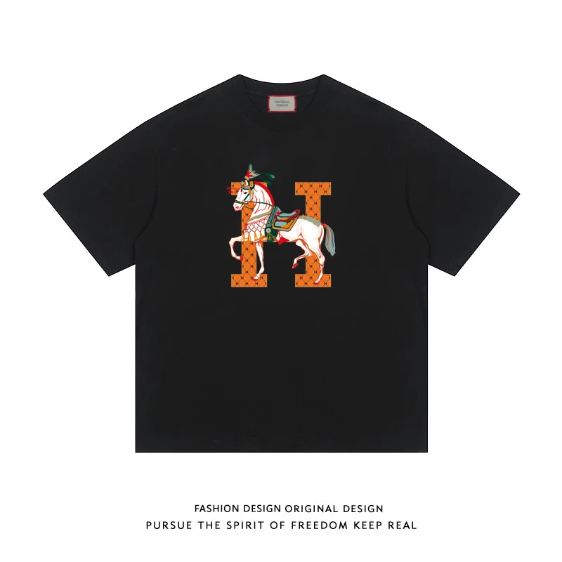 圆领体恤打底衫短袖t恤宽松男女半袖上衣夏季潮UN-DT01-G525