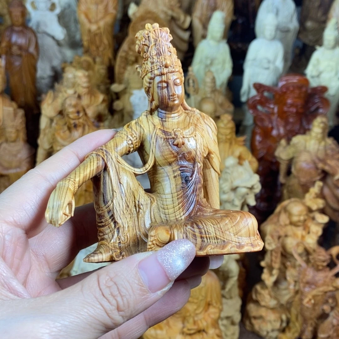 木崖柏10高微瑕自在观音