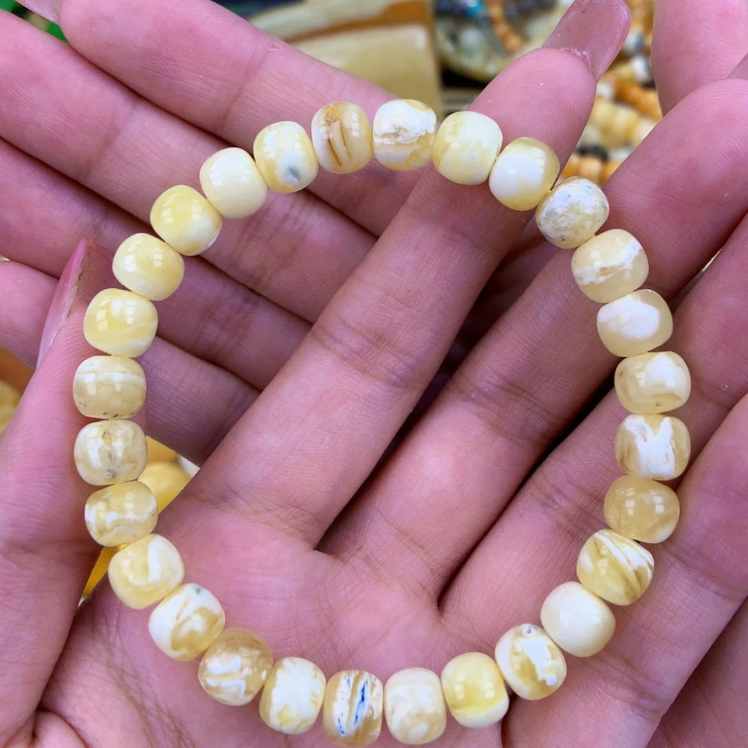 未镶嵌蜜蜡珠宝奇石8 粉