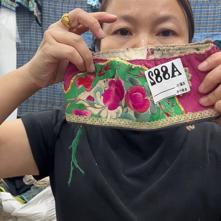 南****乳胶棉手工老丝线帽子