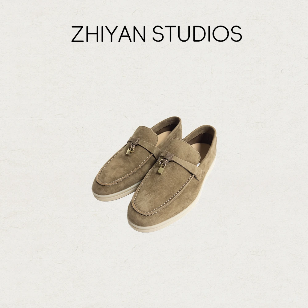 【方扣】老钱风乐福女平底皮鞋HS  2155（跟高2cm）