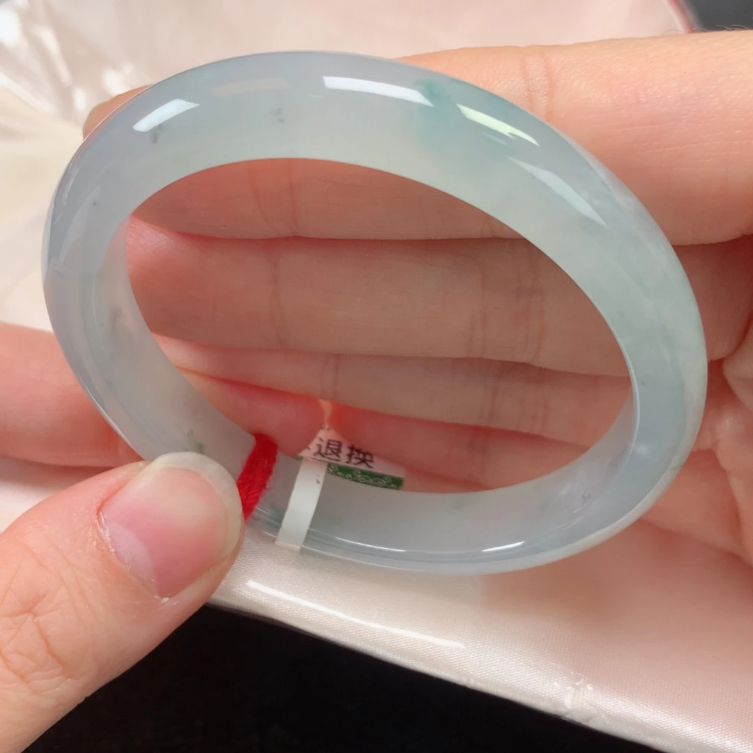 未镶嵌手镯翡翠缅甸天然翡翠手镯54贵妃