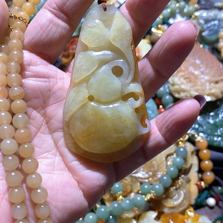 岫玉毛衣链未镶嵌