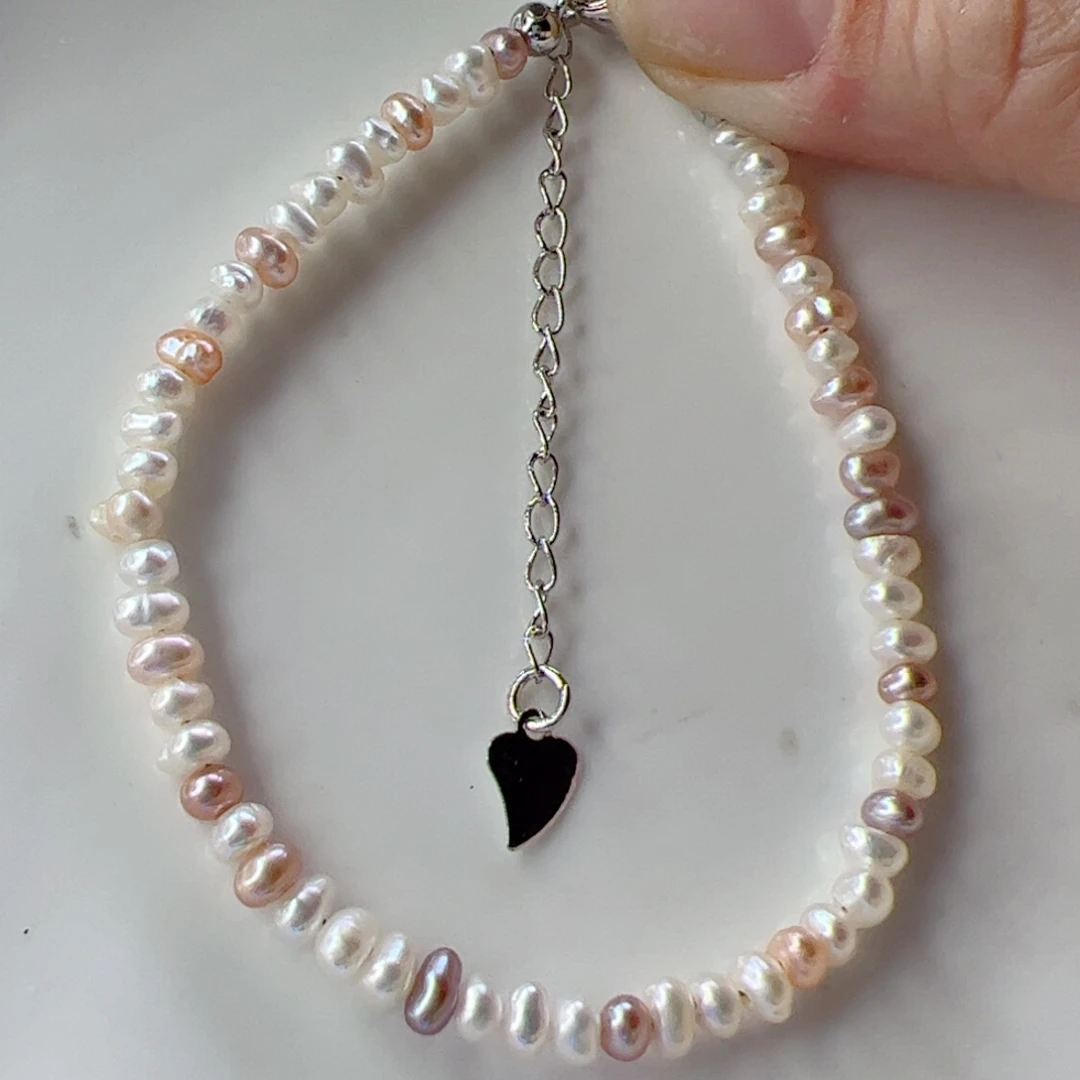 合金淡水珍珠手绳