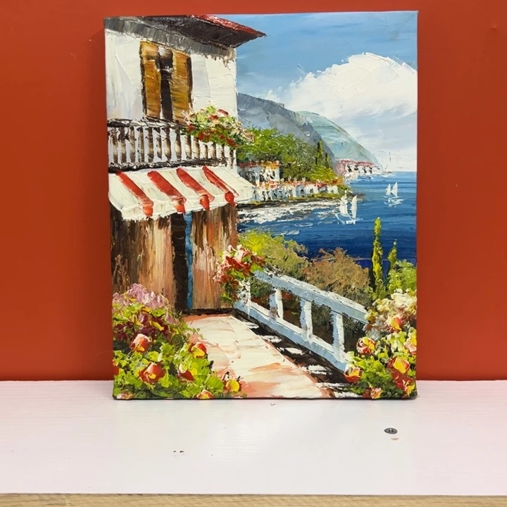 手工手绘精品油画内框20+25