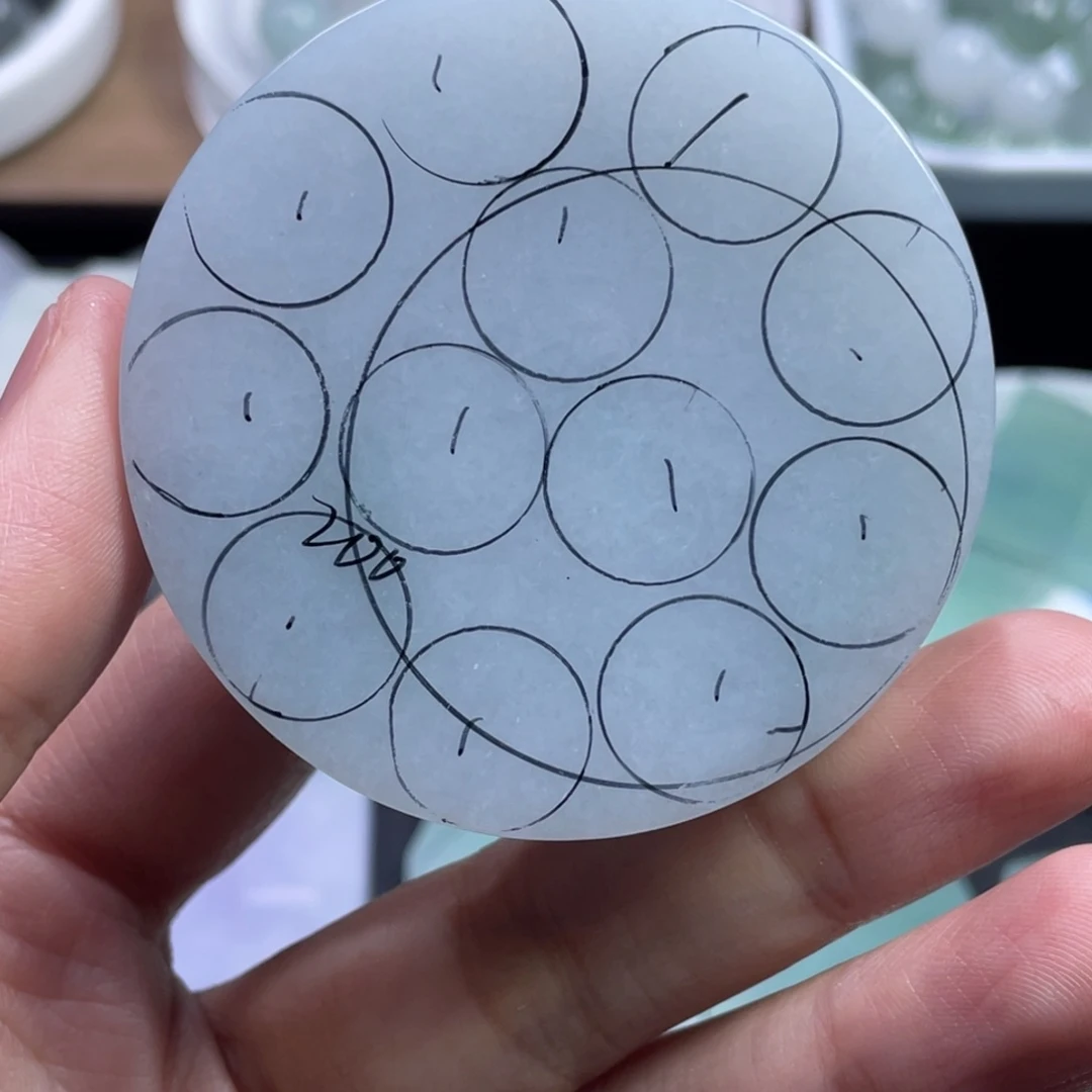 翡翠未镶嵌颈饰手镯心