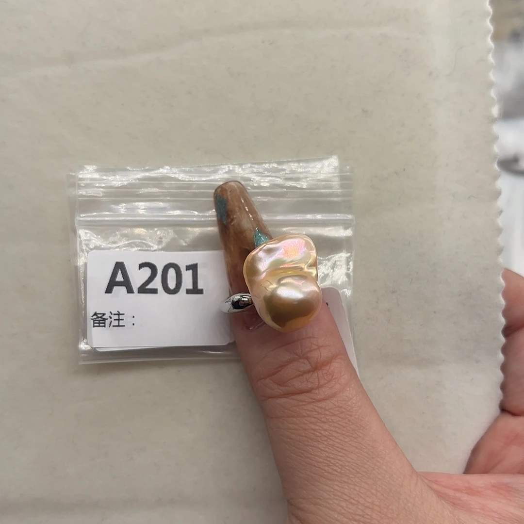 戒指淡水珍珠合金