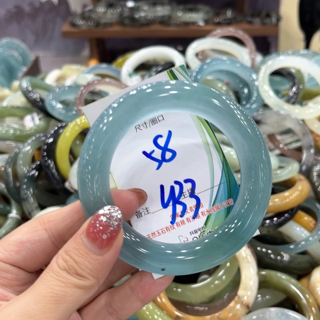 未镶嵌蛇纹石玉手镯手镯