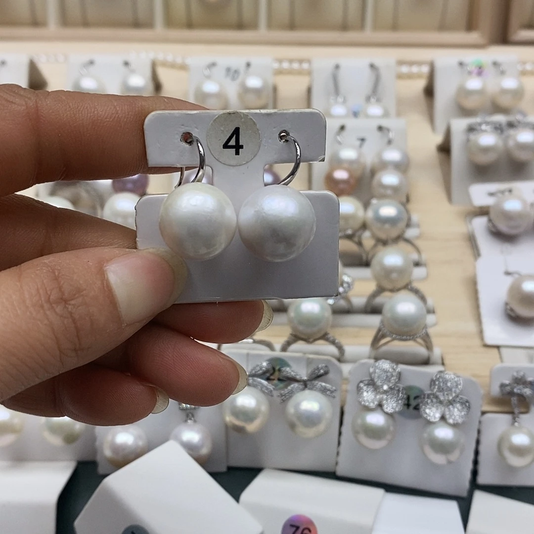 颈饰淡水珍珠银S925镶嵌