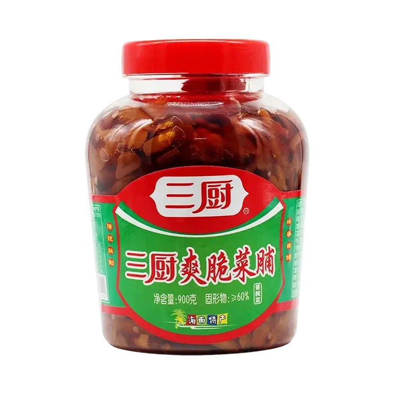 三厨爽脆菜脯酱萝卜干开胃下饭菜酱菜900g腌制咸菜美味