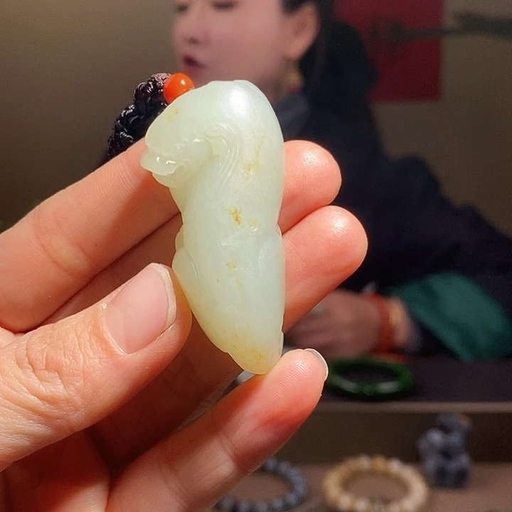 和田玉吊坠(不含链)未镶嵌