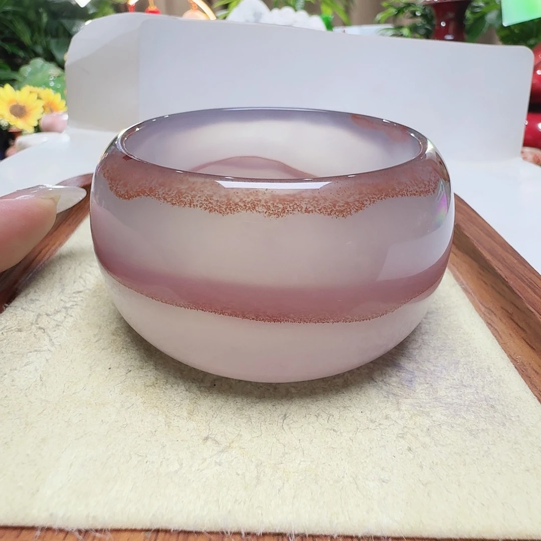 国***️玛瑙/玉髓未镶嵌手镯