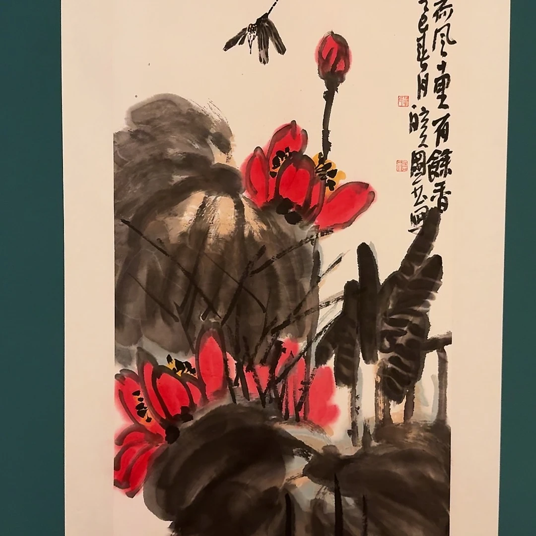 国画单老师作品画作