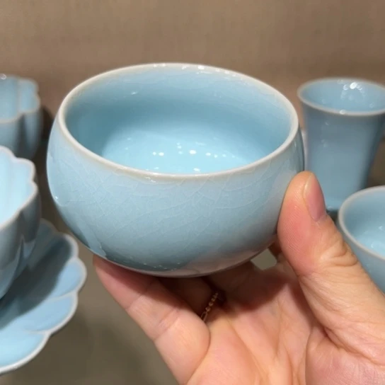 瓷片大宋名窑汝瓷茶具