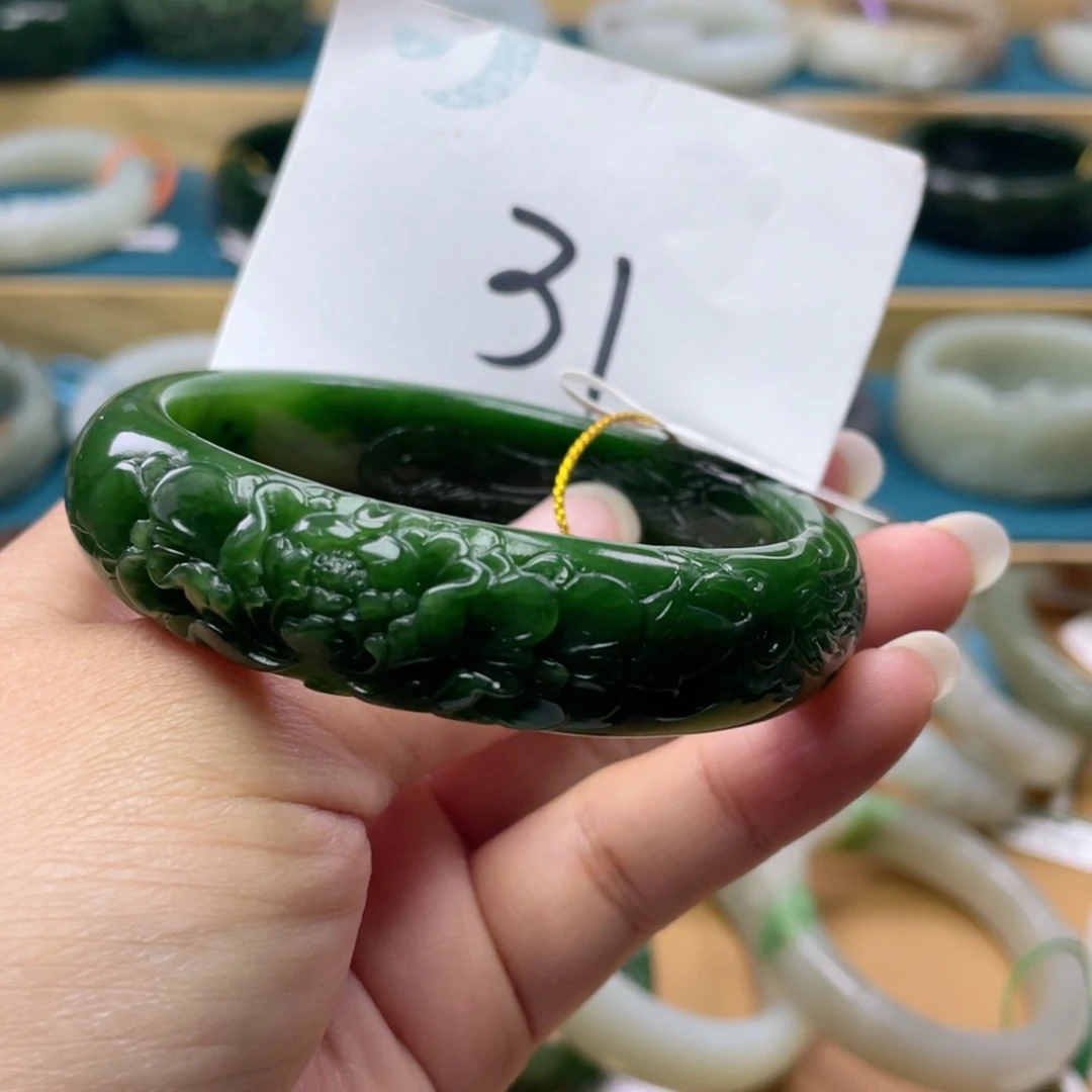 未镶嵌手镯和田玉圈口59