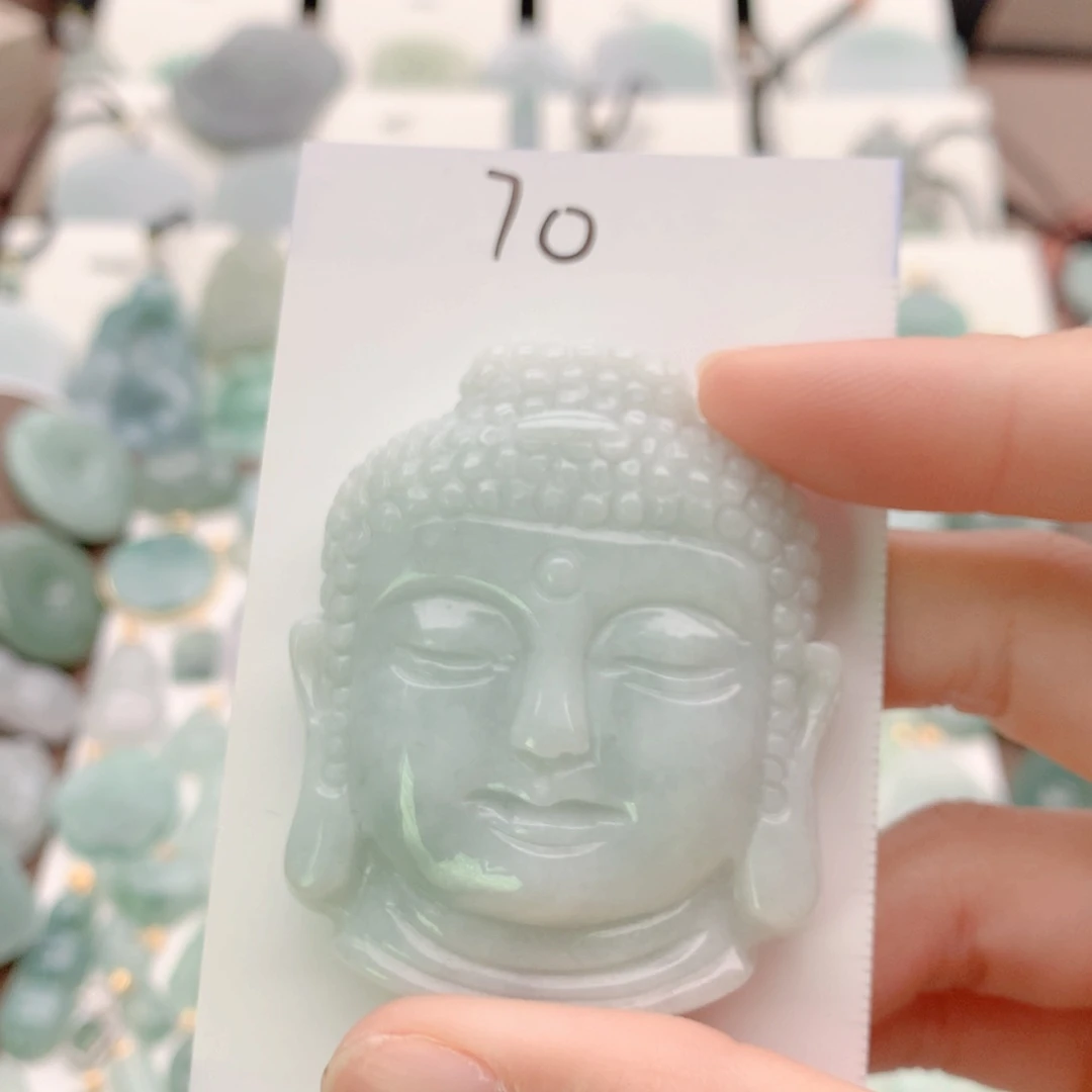 翡翠未镶嵌颈饰吊坠