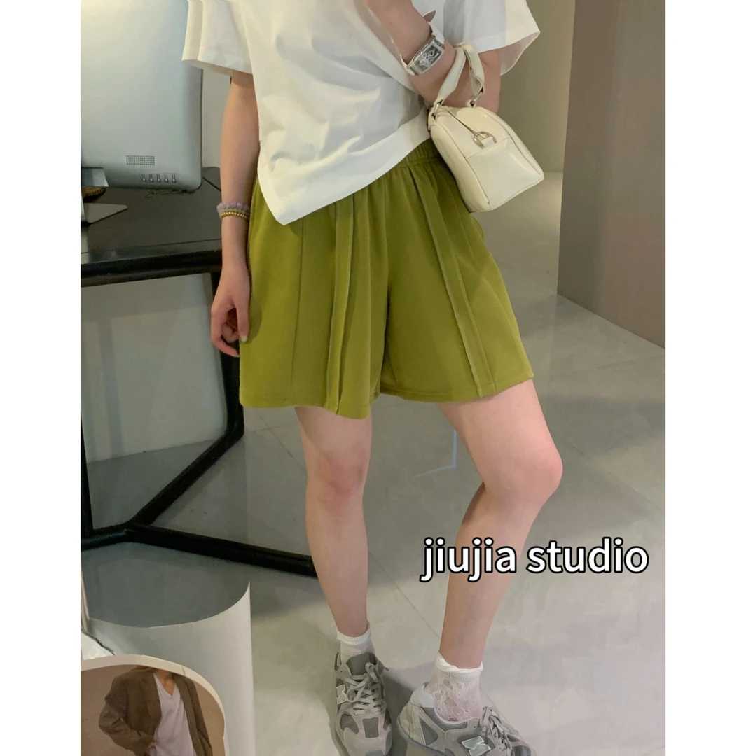 九佳 【芭蕾风短裤】炒鸡好穿休闲高腰搭配休闲裙摆短裙裤宽松