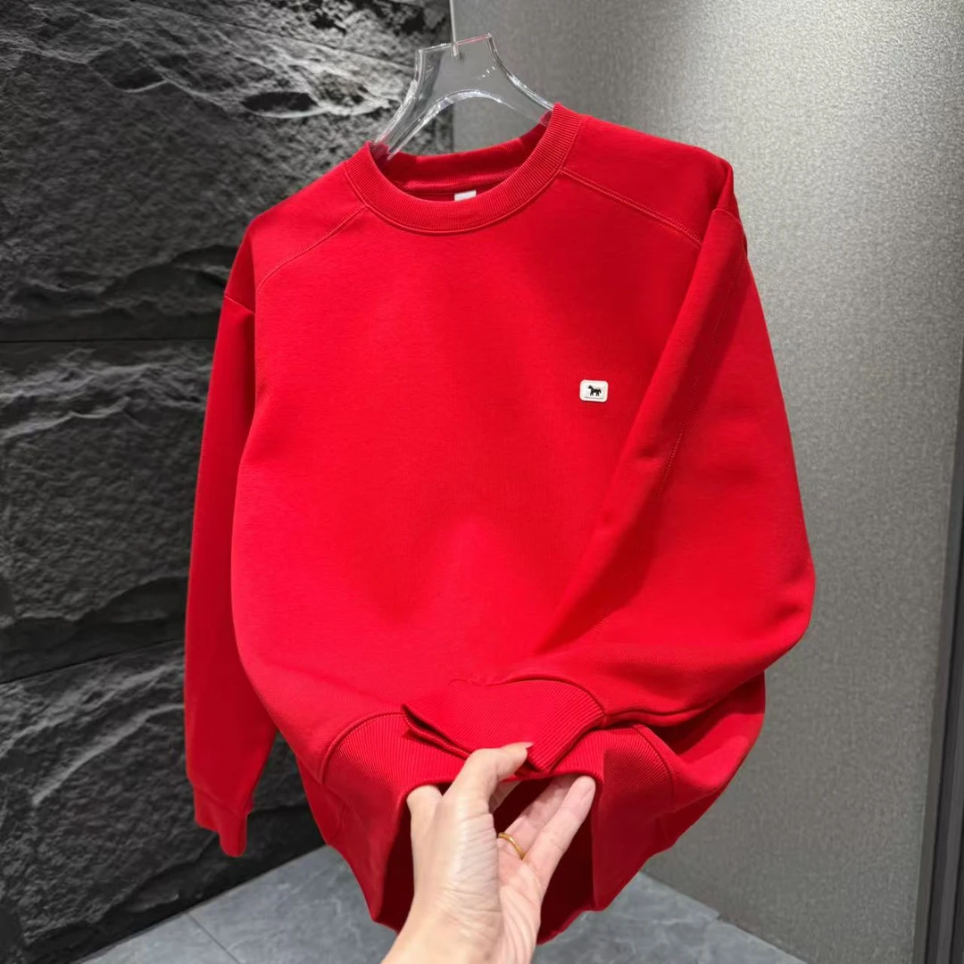 马年必备新春男士圆领百搭情侣款卫衣90338