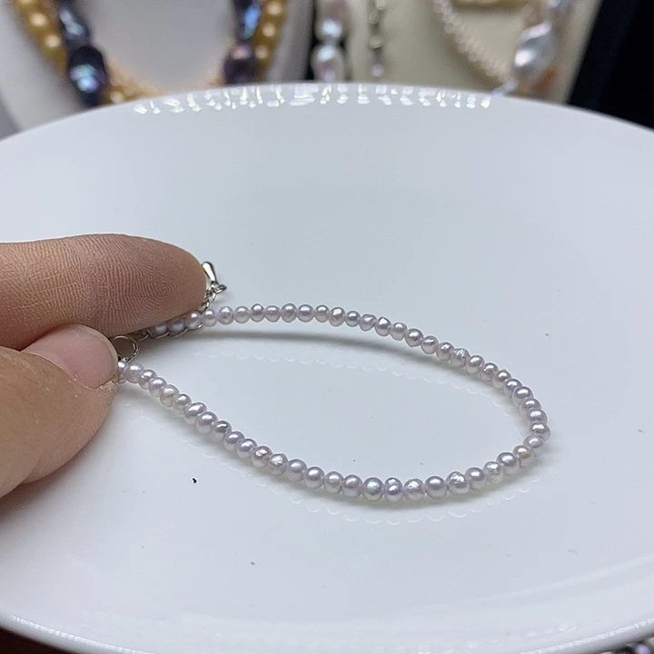 未镶嵌颈饰淡水珍珠