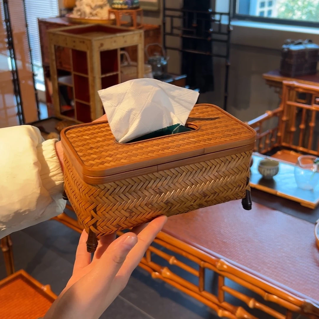 竹编纸巾盒竹编纸巾盒